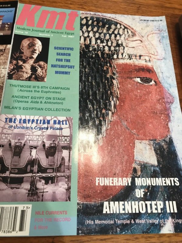 Ancient Egypt Magazine KMT 2007 Set Vol 18 Complete Your Collection 5